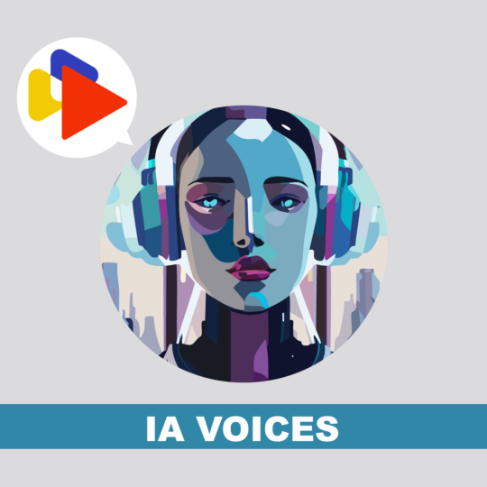 cover player voix IA up-voices.com